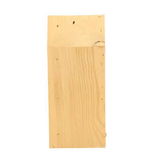 vogel huis met goud met zwarte kleurstelling zijkant