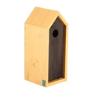 vogel huis met goud met zwarte kleurstelling
