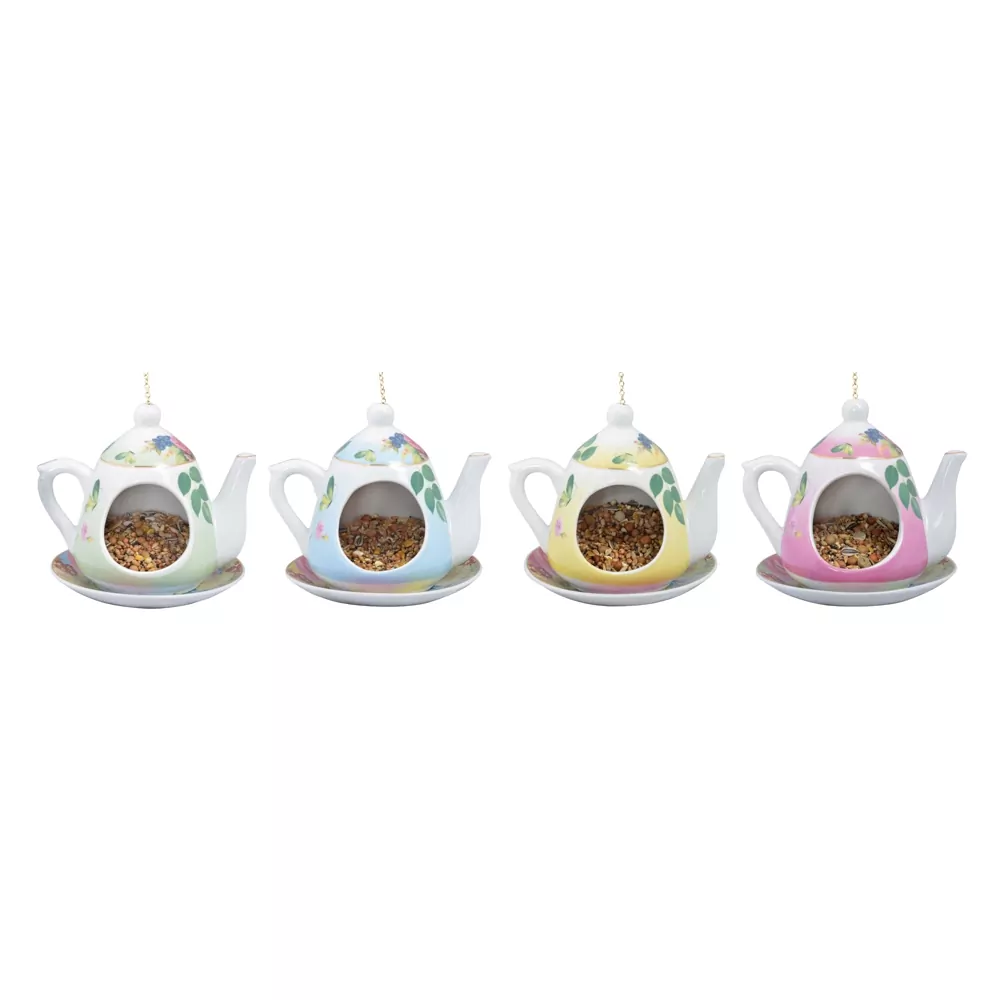 Voederhuis - Hangende theepot - set