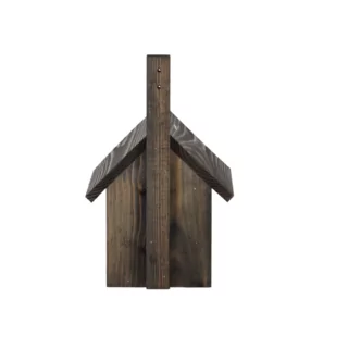 vogel huisje met goud en zwart