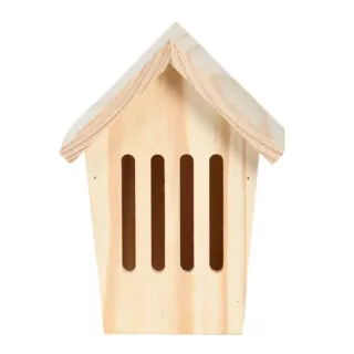 vlinder huisje van hout voorkant