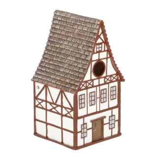 wit vakwerk vogel huis