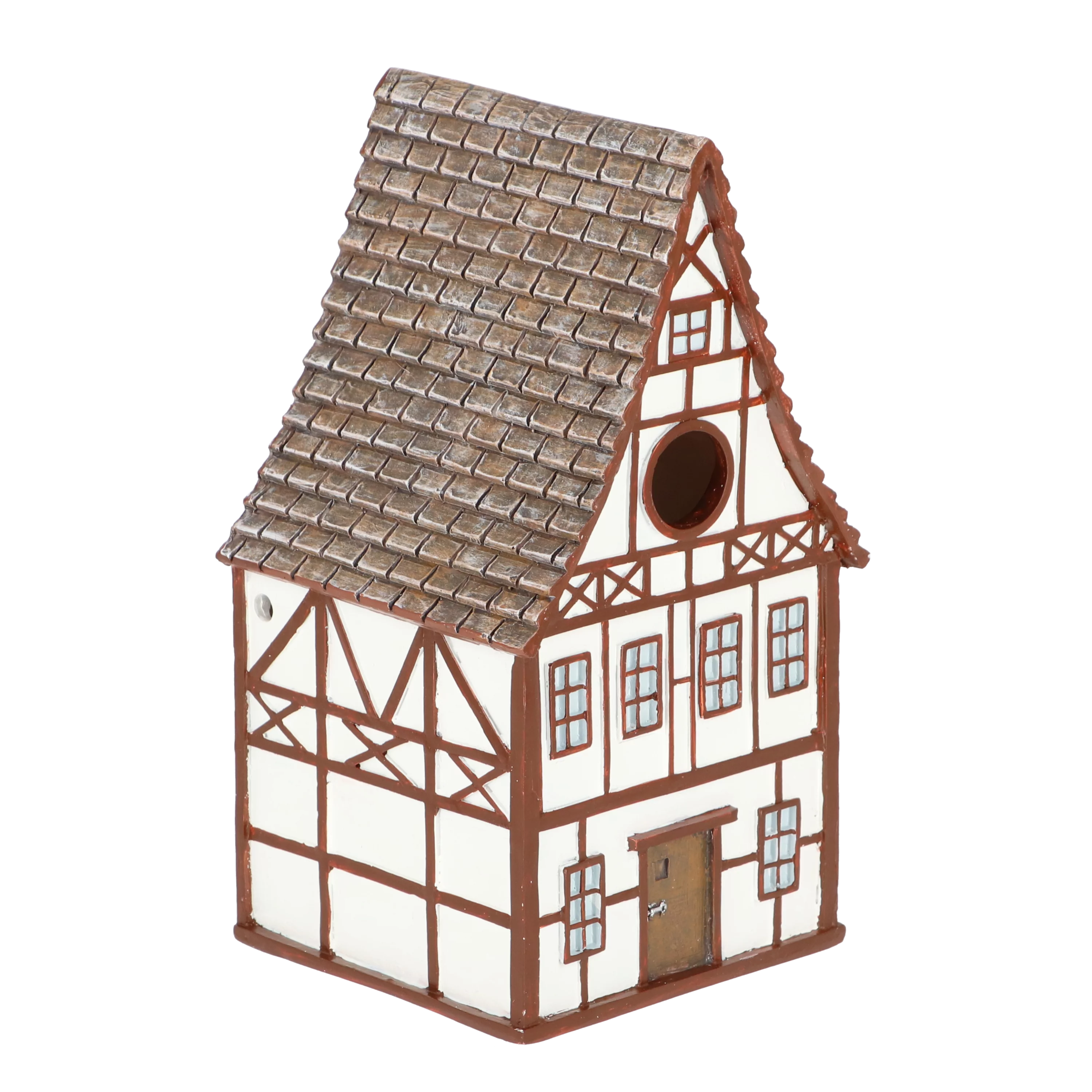 wit vakwerk vogel huis