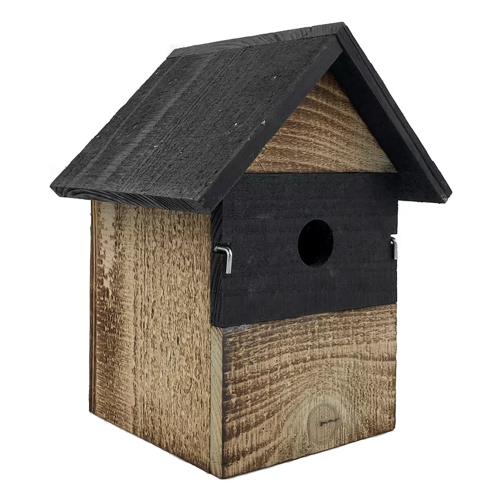 Vogel huis met diverse plaatjes om ervoor te bevestigen