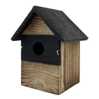 Vogel huis met diverse plaatjes om ervoor te bevestigen