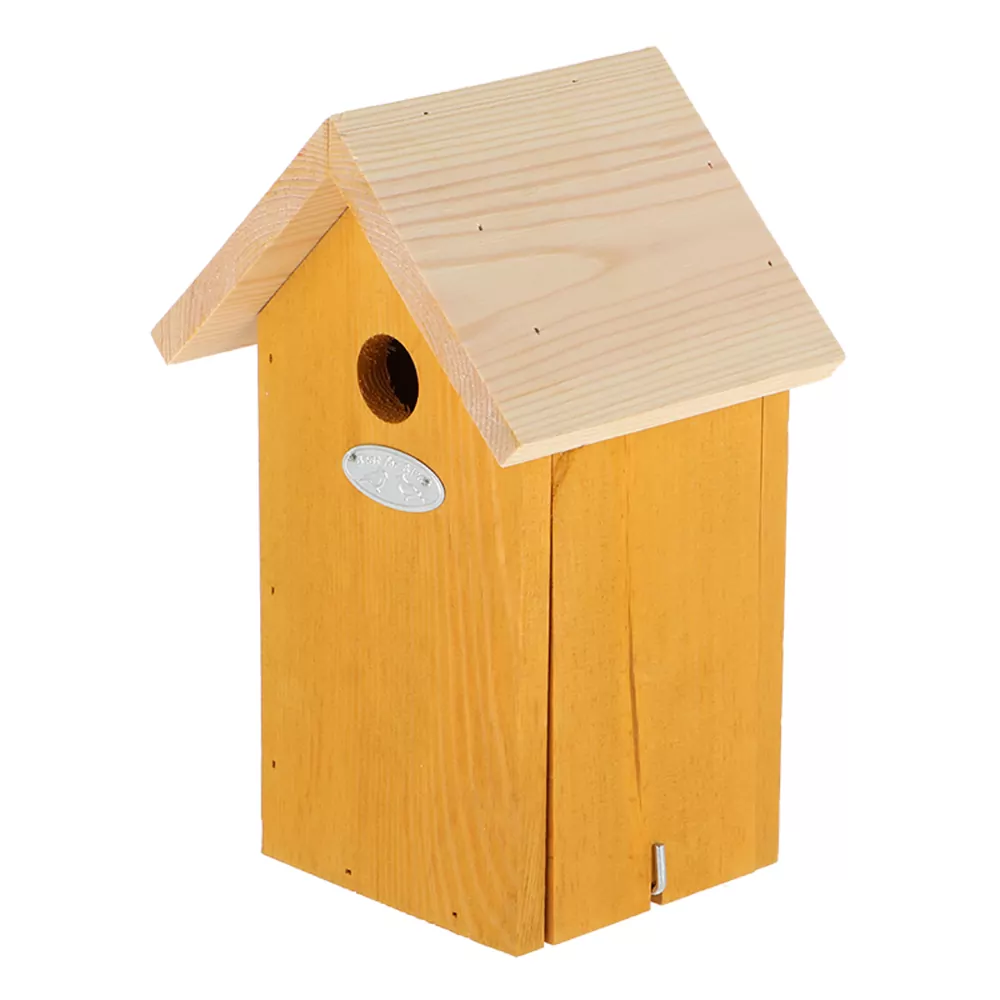 geel vogelhuis