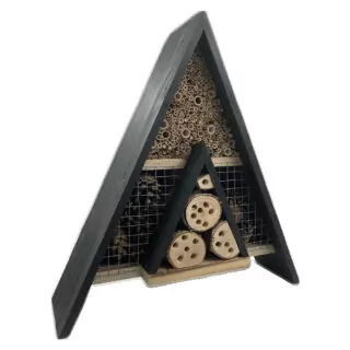 Insectenhotel Driehoek - Zwart