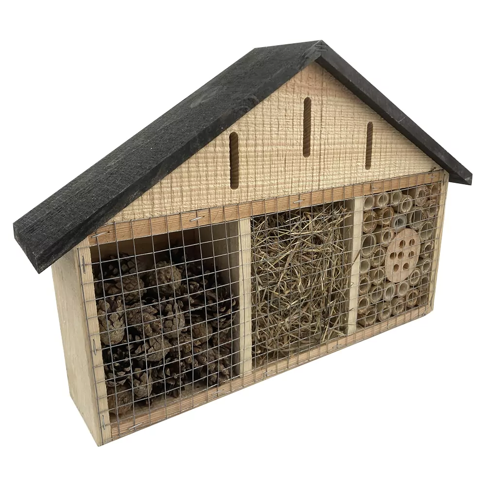 Insectenhotel Zwart Dak