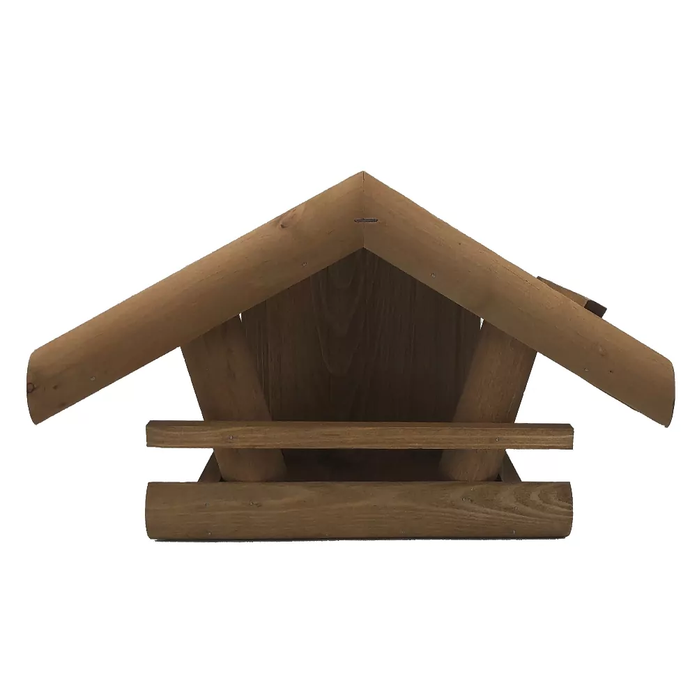 Hangend voederhuis - Stro dak - Hout - Afbeelding 3