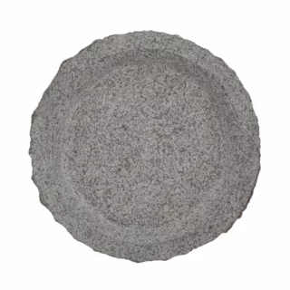 vogelbad graniet rond