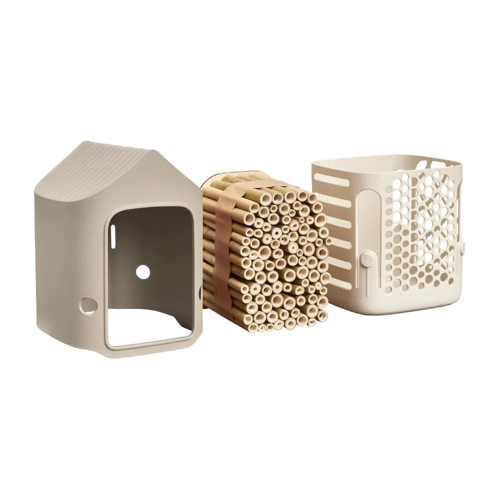 Bijenhotel Paddenstoel - Beige - Afbeelding 7